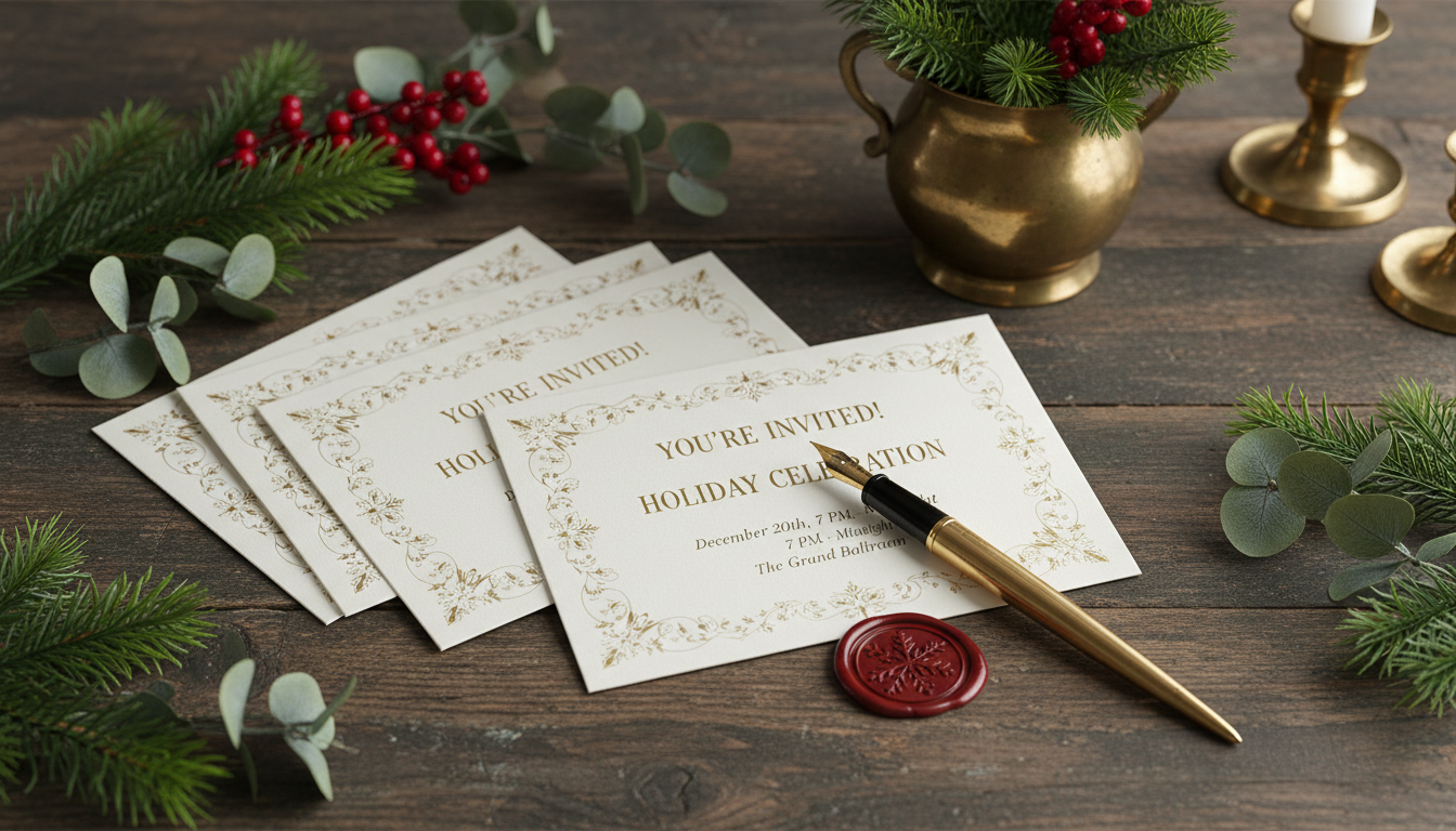 Holiday Party Invitations: When to Send and What to Say